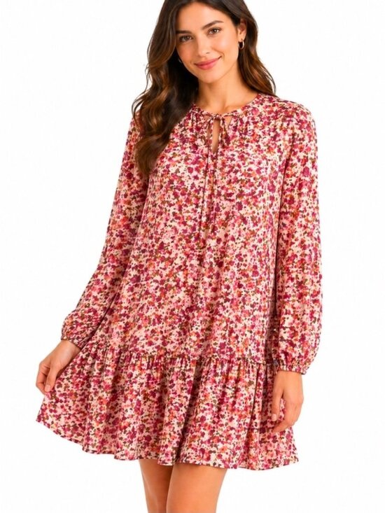 J. Crew Factory Dresses & Skirts - J Crew Factory Raglan Crinkle Mini Dress Size Med